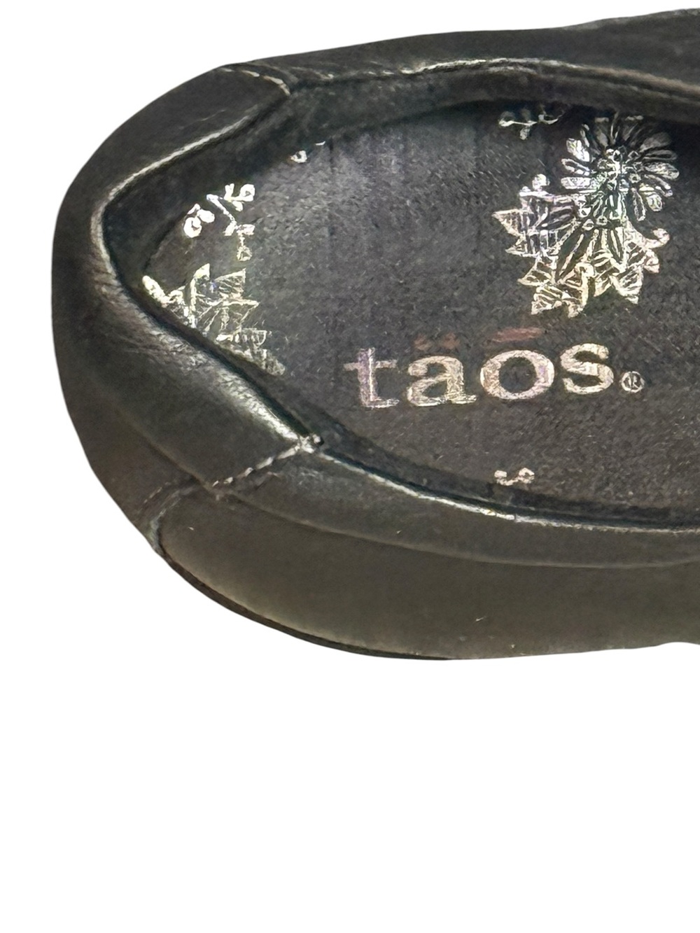 Taos Encore Black Leather Slip-On Comfort Loafers Women’s 9 EU 40 - Picture 4 of 12